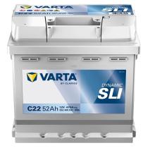VARTA C22 - Varta Blue Dynamic 52 Ah + dcha.