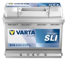 VARTA D15 - Varta Silver Dynamic 63 Ah + dcha
