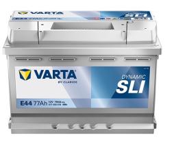 VARTA E44 - Varta Silver Dynamic 77 Ah + dcha.