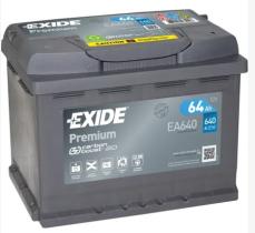 Exide EA640 - Exide Premium 63 Ah + dcha.