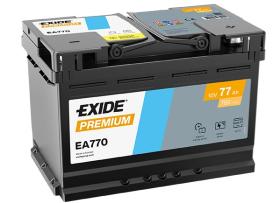  EA770 - Exide Premium 77 Ah. + dcha.