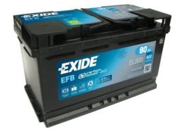 Exide EL800 - Exide EFB 80 Ah + dcha.