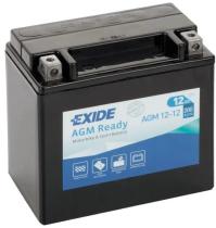 Exide AGM1212 - Batería Exide AGM12-12 AGM Ready 12Ah