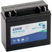 Exide AGM1218 - BATERIA 12 V 18AH 250A +ETN 0 180X7