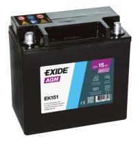 Exide EK151 - BATERIA 12V 15AH 200A +I 150X90X145