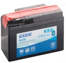 Exide ETR4ABS - Batería Exide ETR4A-BS AGM 2.3Ah