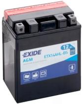 Exide ETX14AHLBS - BATERIA EXIDE MOTO AGM +D