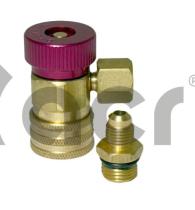  204298 - ENCHUFE RAPIDO ALTA R134A REGULABLE + ADAPTADOR