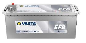 VARTA B90 - BATERIA 12V 190AH 1050A *** EFB ***