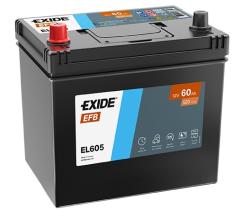 Exide EL605 - BATERIA 12V 60AH 520A EFB