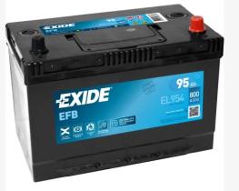 Exide EL954 - BATERIA 12V 95AH 800A +D 306X173X22