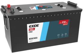 Exide ED2103 - BATERÍA DE ARRANQUE - GEL PRO  210 AH.