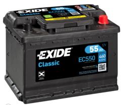 Exide EC550 - EXIDE | CLASSIC 55AH 460EN L2 +D