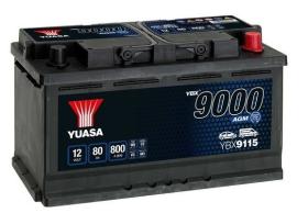 NUMAX 115AGM - BATERIA AGM 80AH 800A + DCHA.